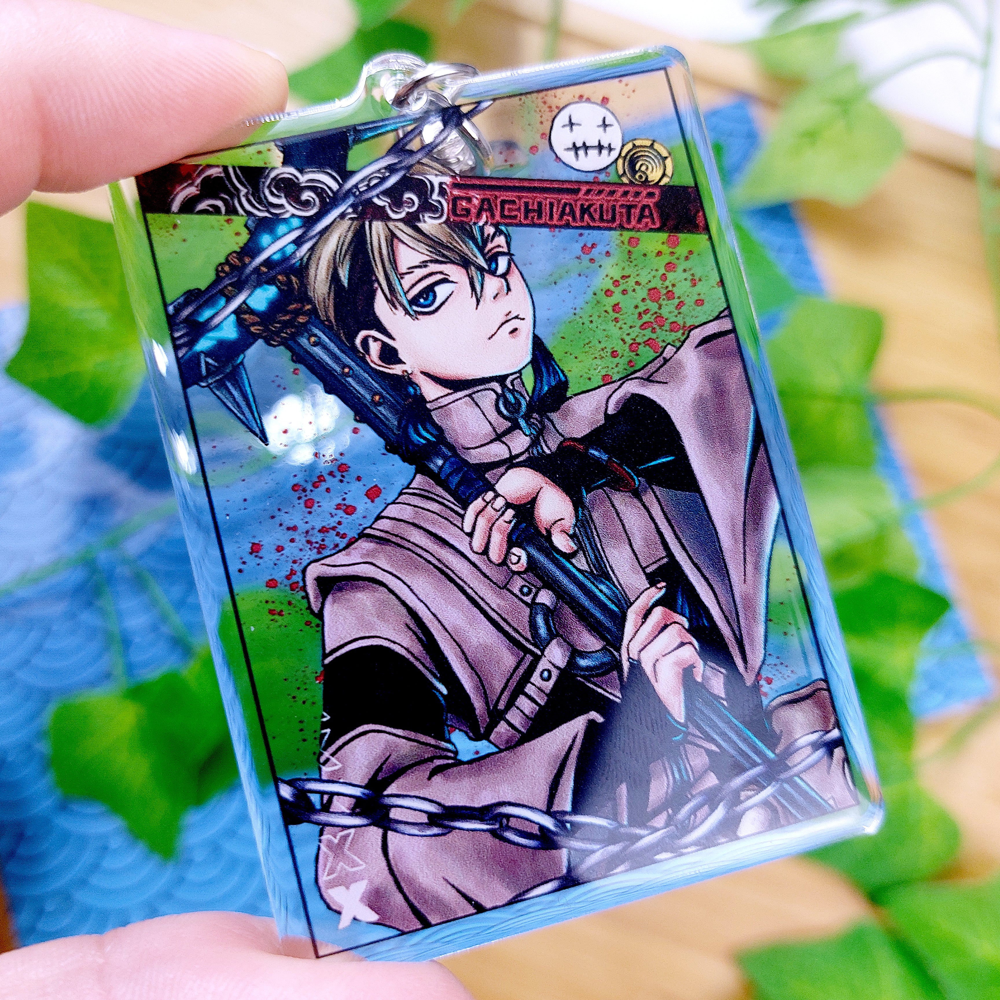 Trash Anime Inspired Keychain 3